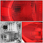 Left Side Taillight for Toyota Tundra (2007–2009) OE Style Chrome Red Lens