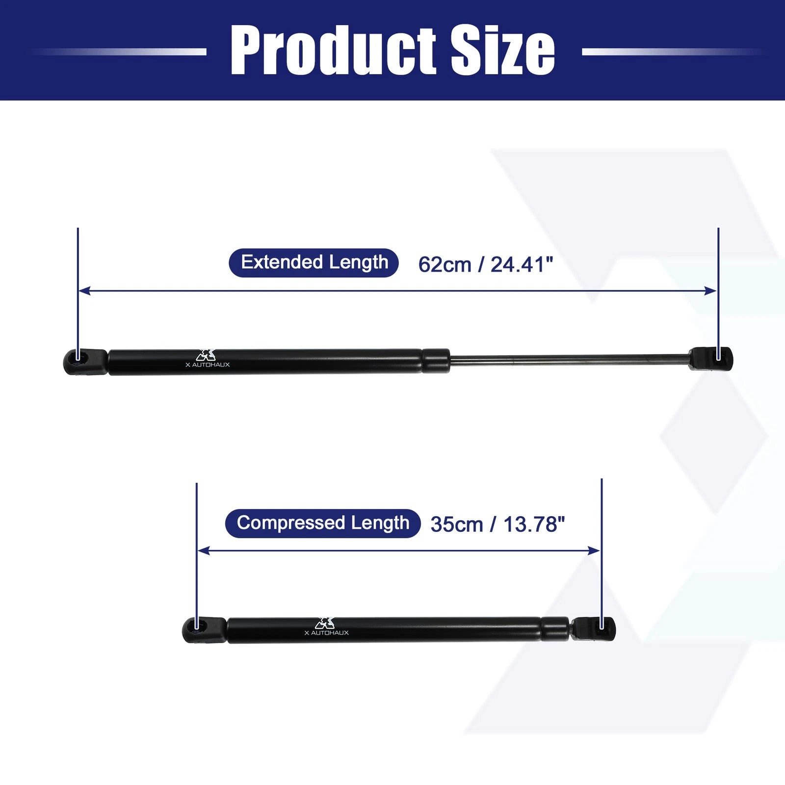 2X Front Hood Gas Lift Supports for Toyota (53440-06180)