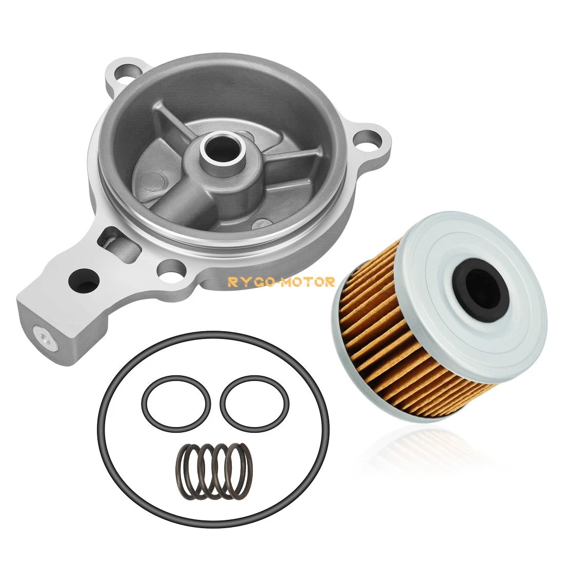 Oil Filter Cover & Filter w/Spring O-Ring for Honda Rancher TRX350 (2000–2006)