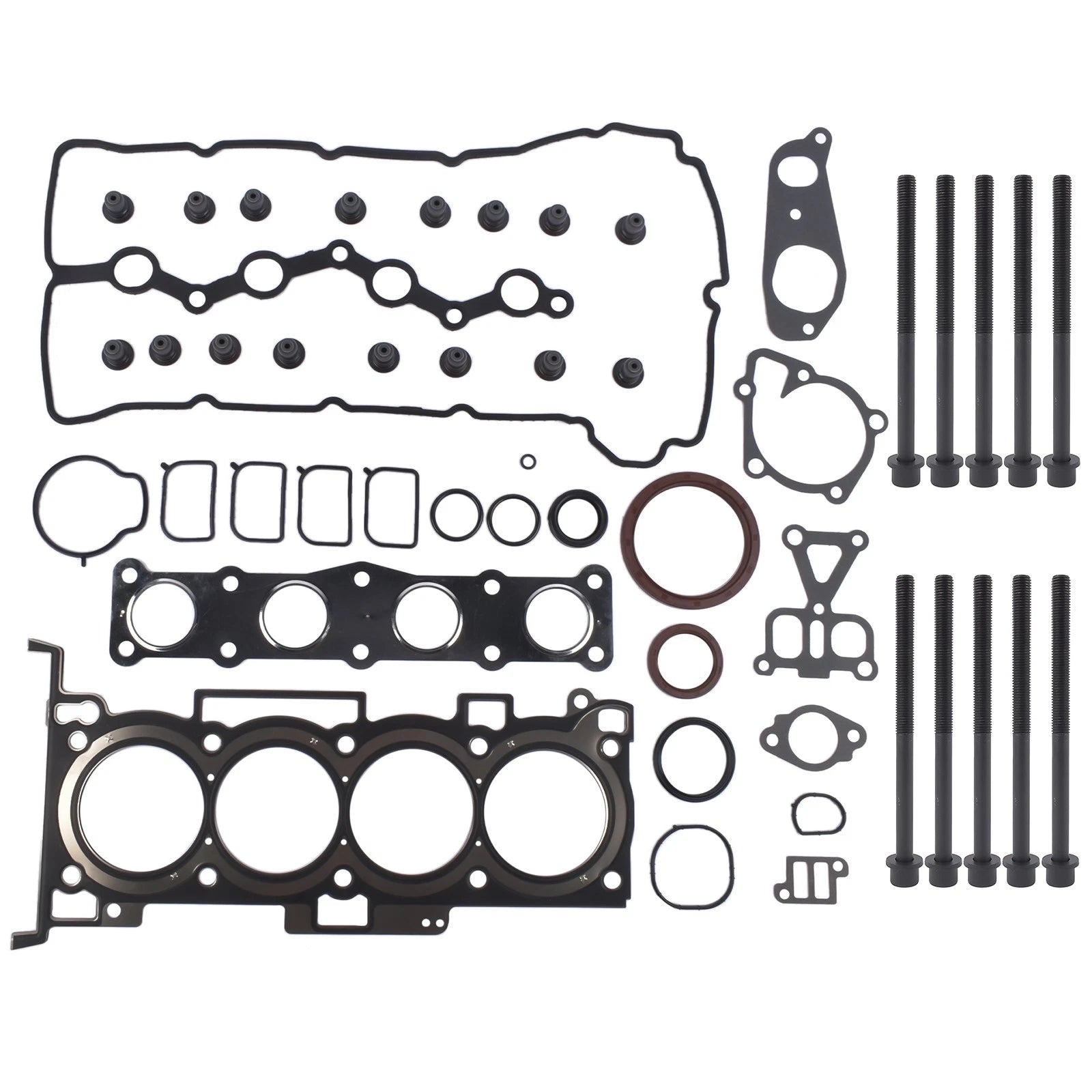 Engine Overhaul Gasket Kit with Head Bolts for Hyundai Sonata Kia Optima