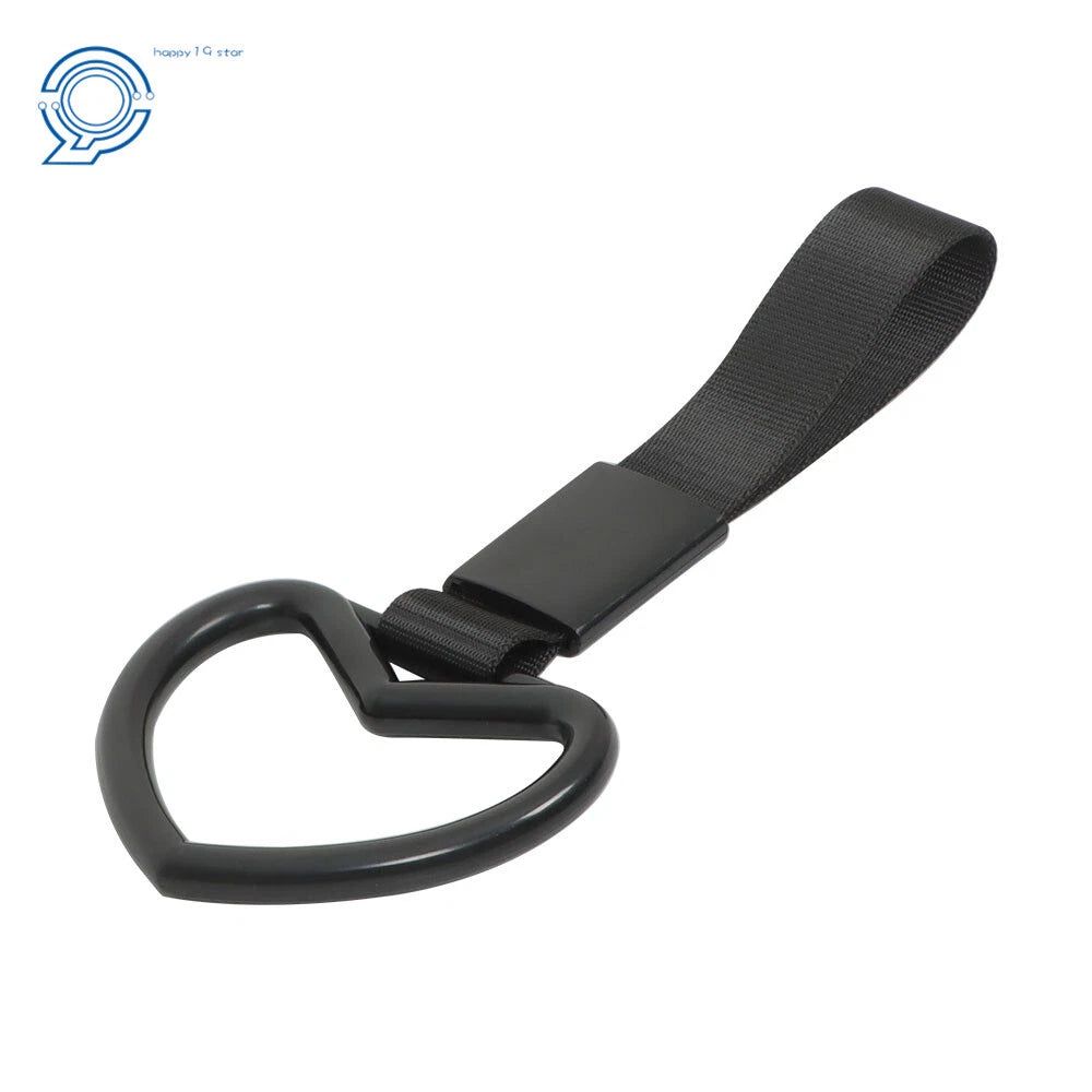 Nylon Handle Strap Charm for Subway Train Bus (Heart Shaped)