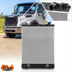 2-Row Aluminum Cooling Radiator for Freightliner Business Class M2 (2008–2013)