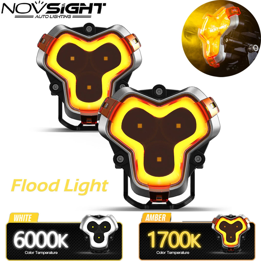3" LED Pod Work Light for Jeep SUV (2010–2023) - Flood Beam
