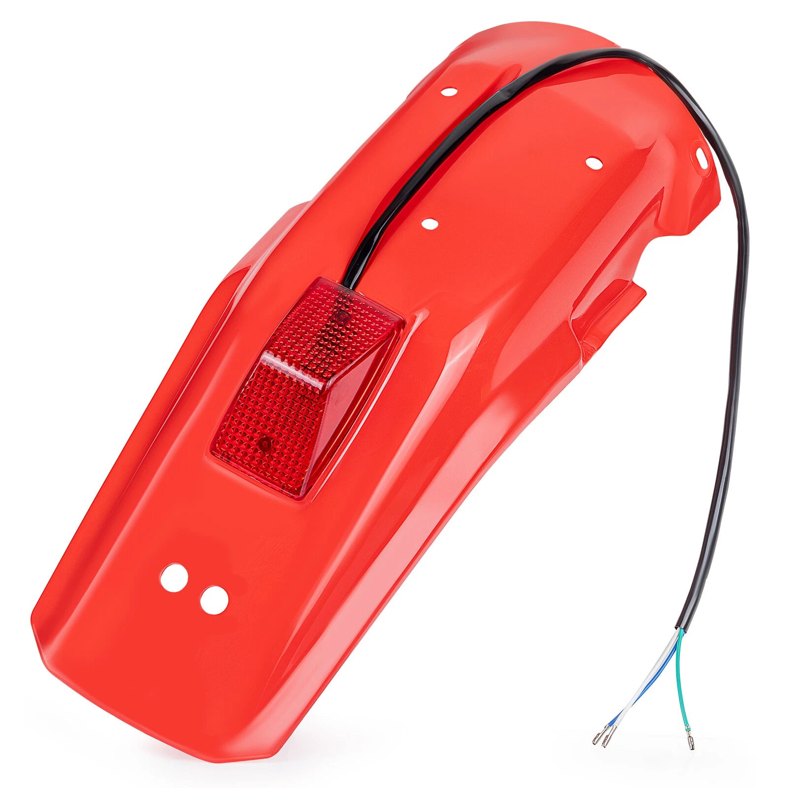 Red Rear Fender & Taillight for Honda XR250R XR600R XR650L XR350R XR250L (1985–2024)