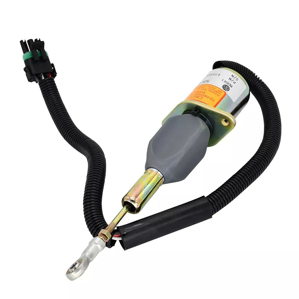 Fuel Shutoff Solenoid RE504223, 1755ES for John Deere 6076, 6068