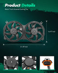 A/C Radiator Dual Cooling Fan for Nissan Pathfinder (2013–2020) 621586