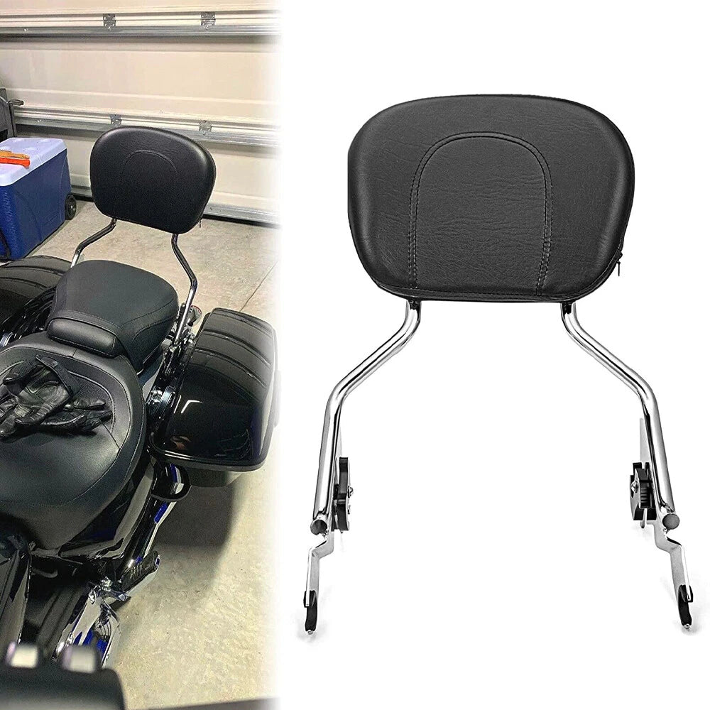 Detachable Backrest Sissy Bar for Harley Touring Street Glide Road King (2014–2023)