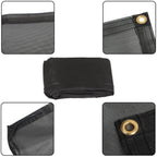 90% RV Awning Sun Shade Privacy Screen for Camper (11'-21') Black