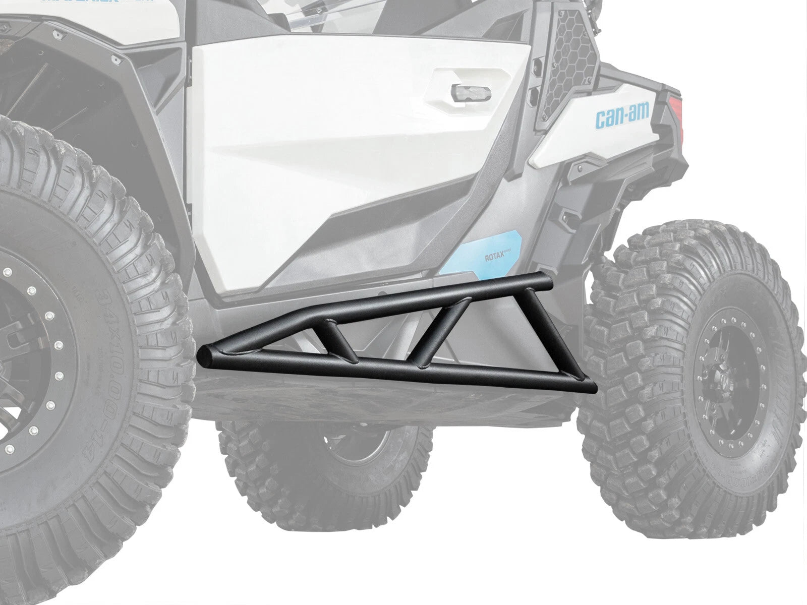 SuperATV Heavy Duty Nerf Bars for Can-Am Maverick Trail (2018–2023)