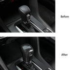 Carbon Fiber Shift Cover for Honda Civic 10th Gen (2016–2020)