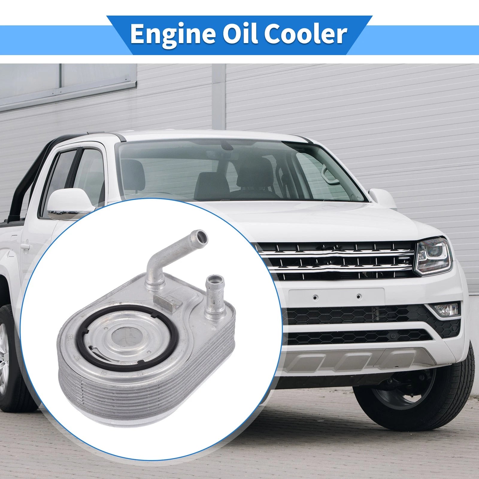 Engine Oil Cooler with Seals for Hyundai Tucson Kona (2019–2023) No. 264102B740