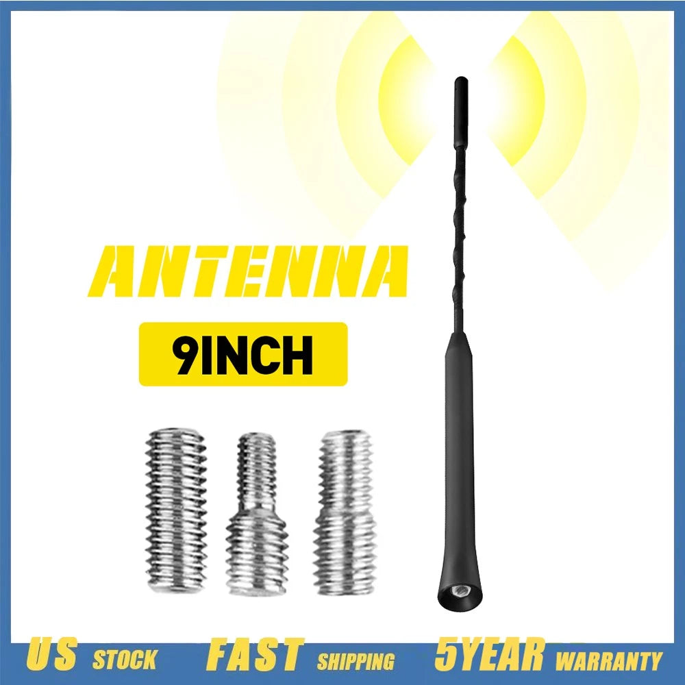 9" Antenna Fuba Mast Power Rod Radio AM/FM for Ford Transit (2015–2025)