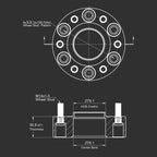 2" Hubcentric Wheel Spacers for Chevy Silverado 1500 GMC Sierra (2007-2023)