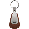 Brown Leather Teardrop Keychain - Officially Licensed for Chrysler 300C