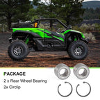2Pcs Rear Wheel Bearing w/ Circlip for Kawasaki Teryx Teryx4 1000 (2020–2024)