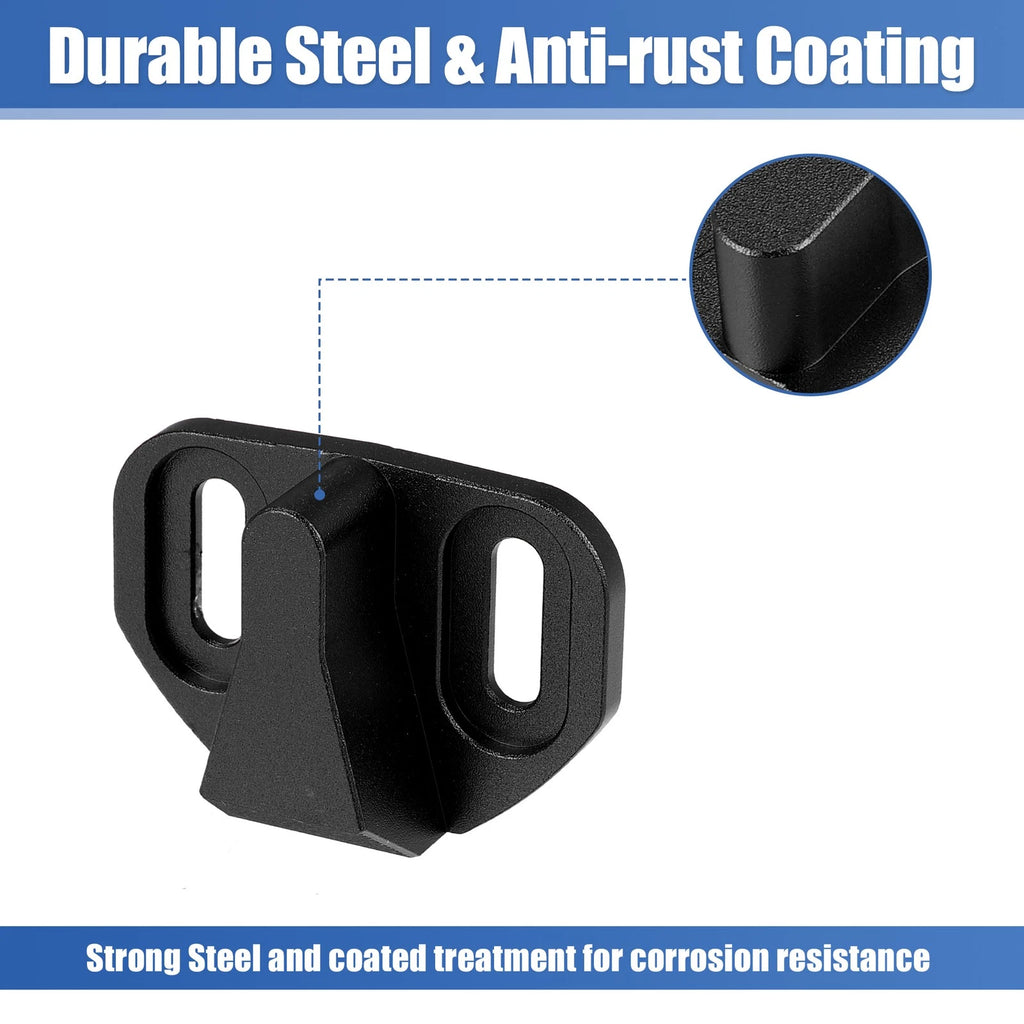 Set of 2 Door Check Brackets for Toyota FJ Cruiser (2007–2014) Black