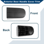 Exterior Door Handle Cover Trim for Ford Kuga MK1 (2008–2012) Black ABS