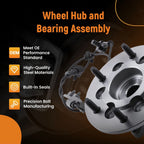 Pair Front Wheel Hub Bearings for Colorado 4WD (2004–2008) WA515110