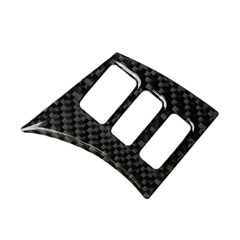 4Pcs Carbon Fiber Steering Wheel Panel Covers for Nissan 350Z (2006-2009)
