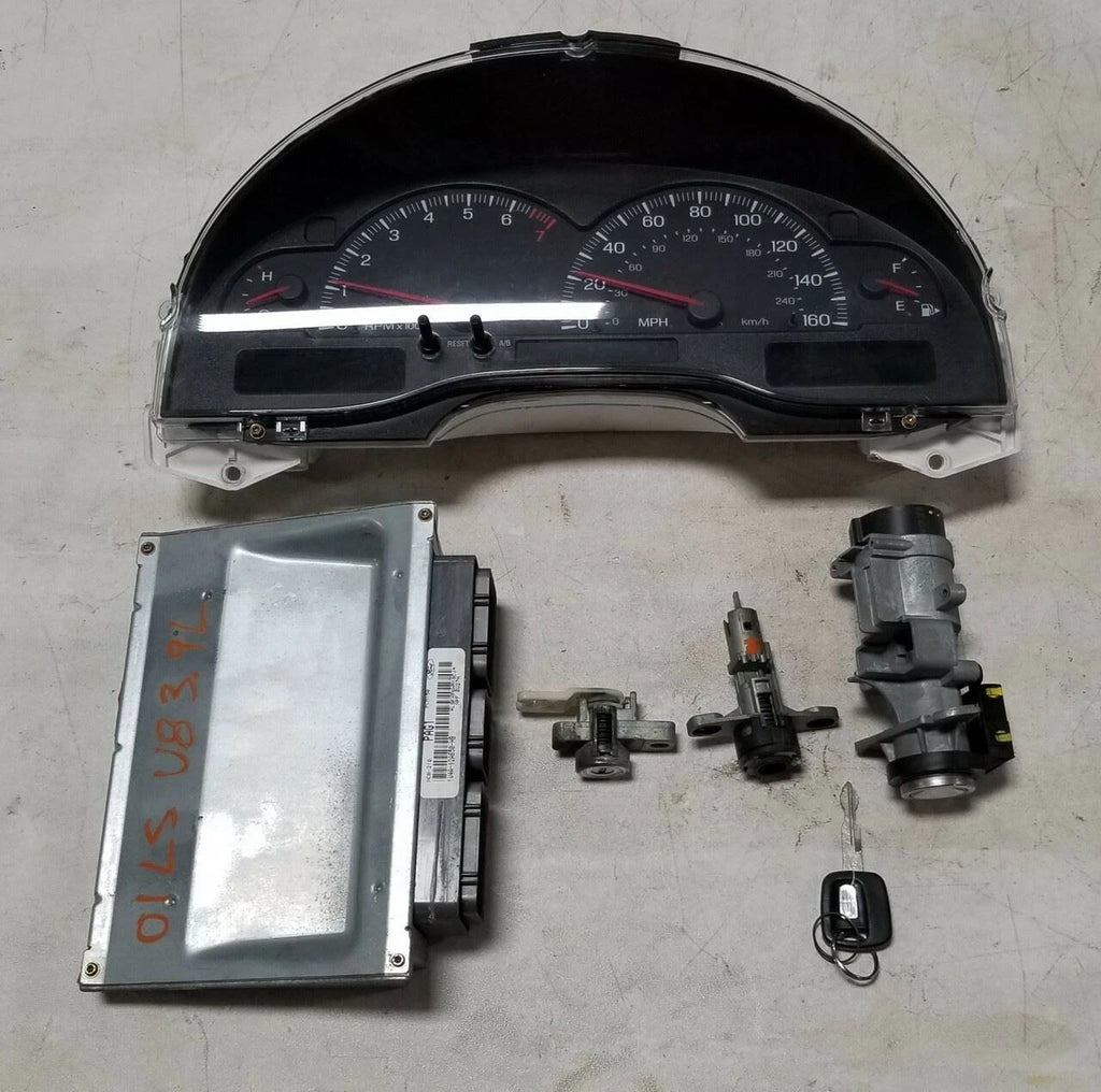 Ignition Key Cluster Kit for Lincoln LS (2001) 1W4A-12A650-HB