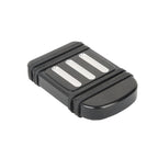 CNC Black Brake Pedal Pad Cover for Harley Touring Electra Road Glide (1980–2020)