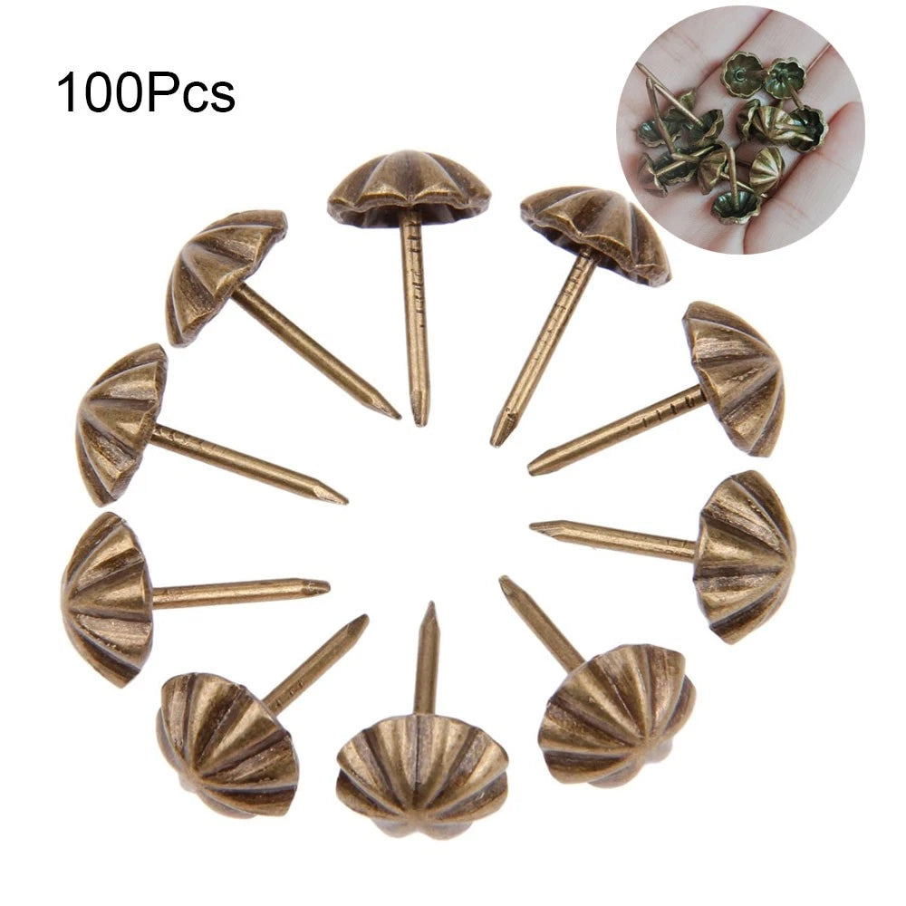 100Pcs Decorative Upholstery Nails for Furniture (No Specific )
