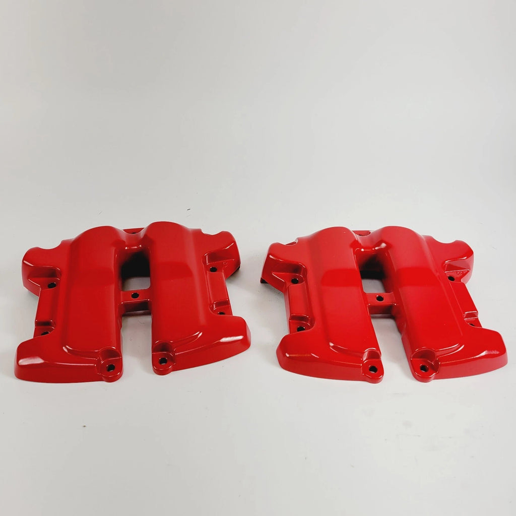 Upper Rocker Cover Boxes for Harley Davidson M8 (2017–2023) - Fresh Powder Coated Red