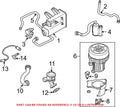 Secondary Air Injection Hose for BMW Z4 (2003–2005)