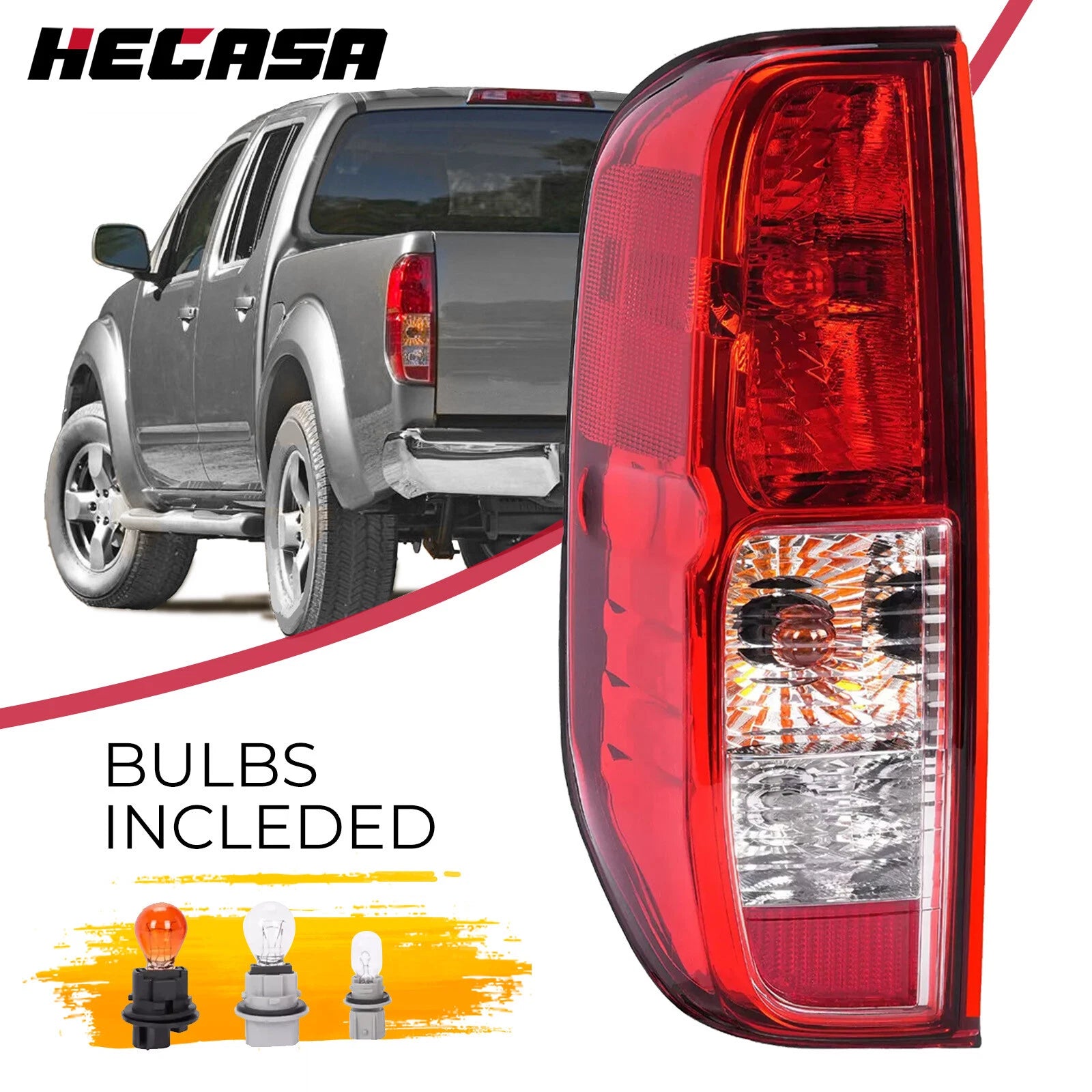 Driver Left Side Tail Light Lamp Assembly LH for Nissan Frontier (2005–2021)