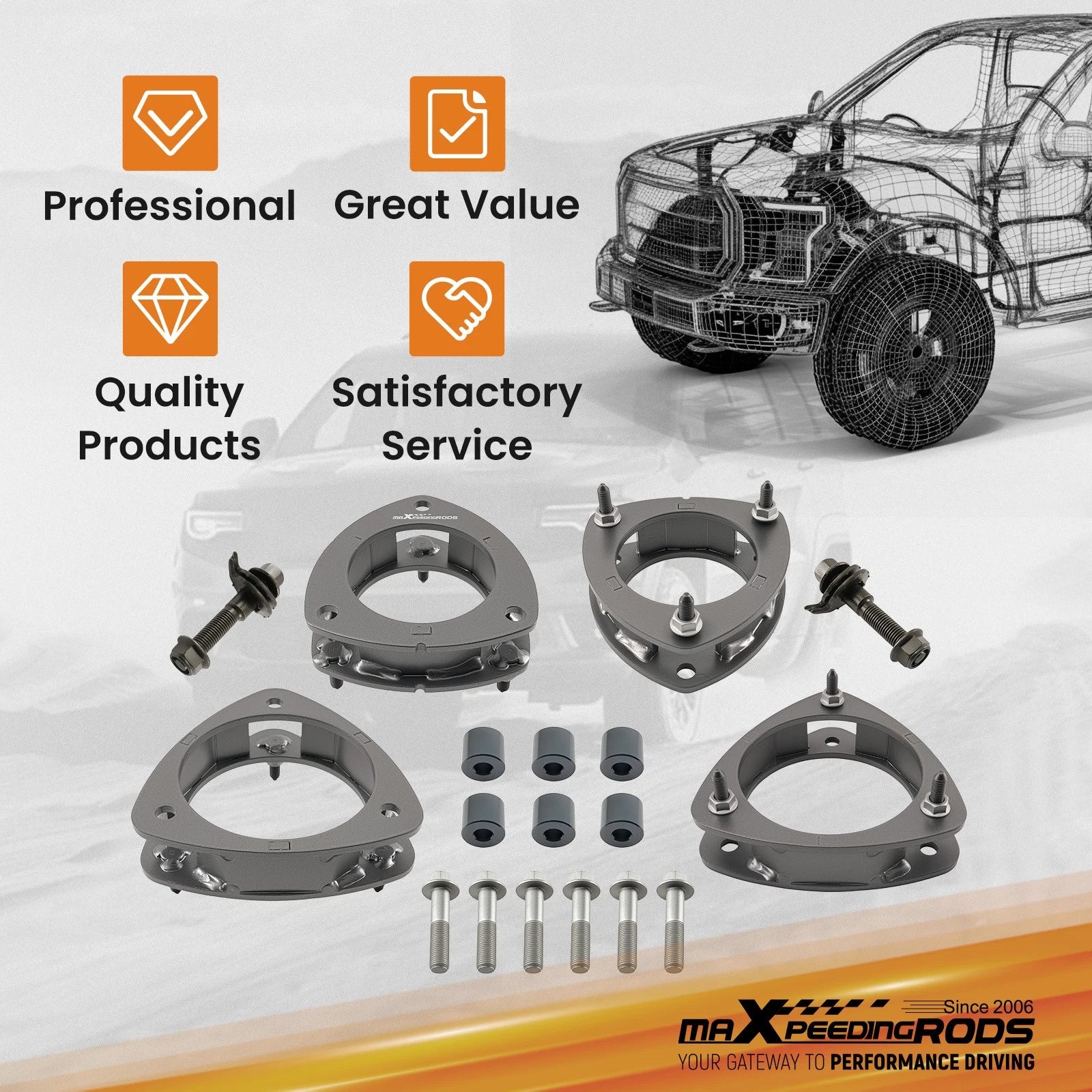 1.5" Suspension Leveling Lift Kit for Subaru Legacy/Outback (1995–1999)