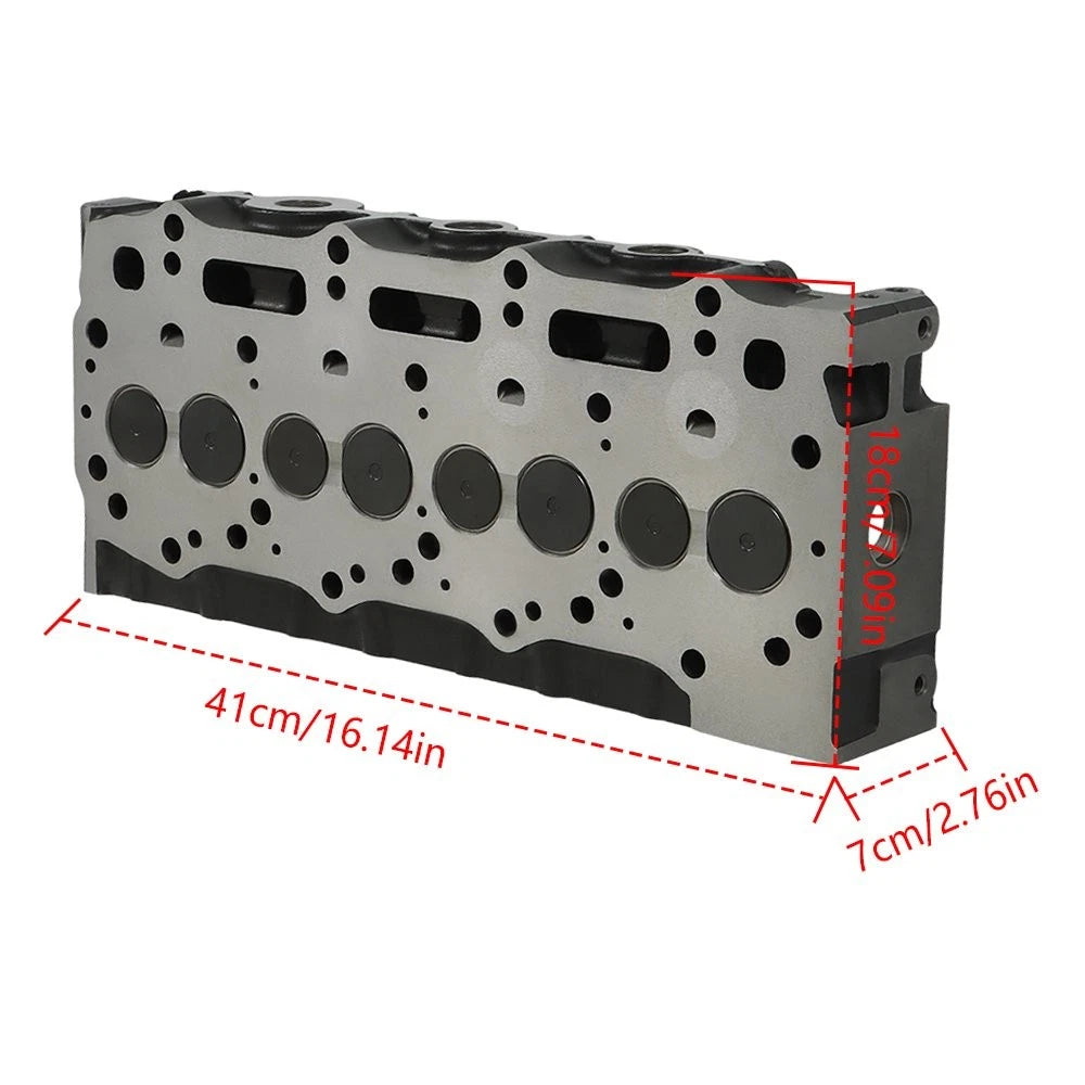 Complete Cylinder Head Assembly for Perkins 404D-22, 3024C/T, C2.2T