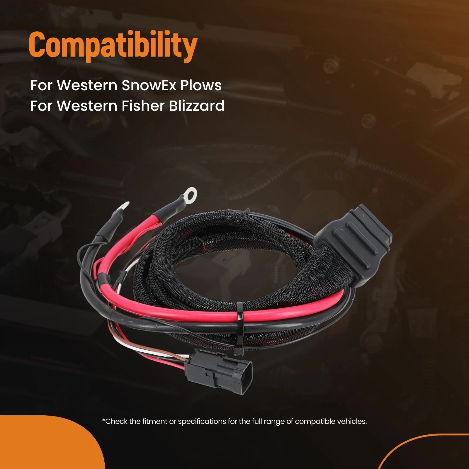 Power Cable for Western Fisher Snow-EX Fleet Flex (72168)