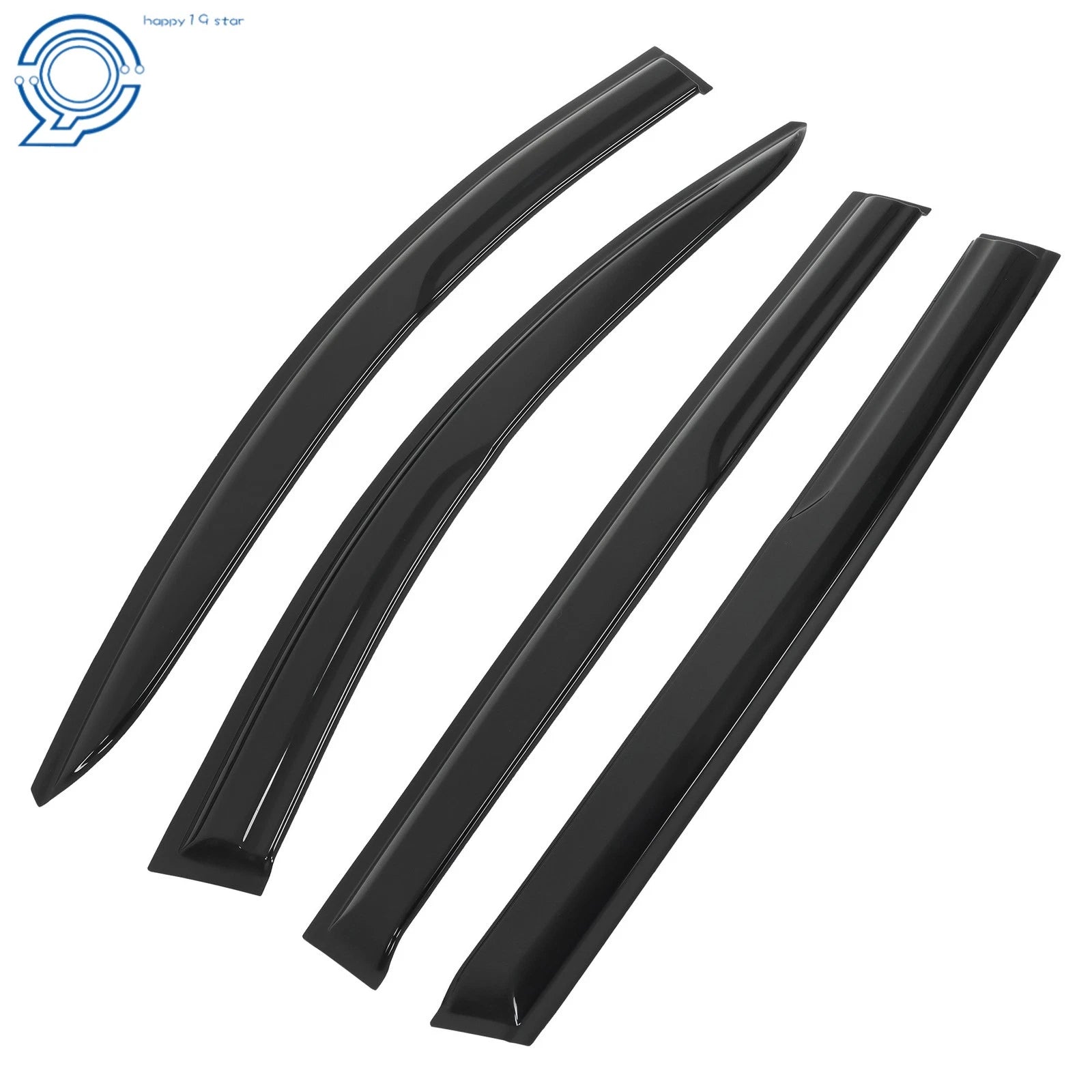 Set of 4 Window Visors for Toyota Sienna (2021–2024) Rain Guard Vent Shade