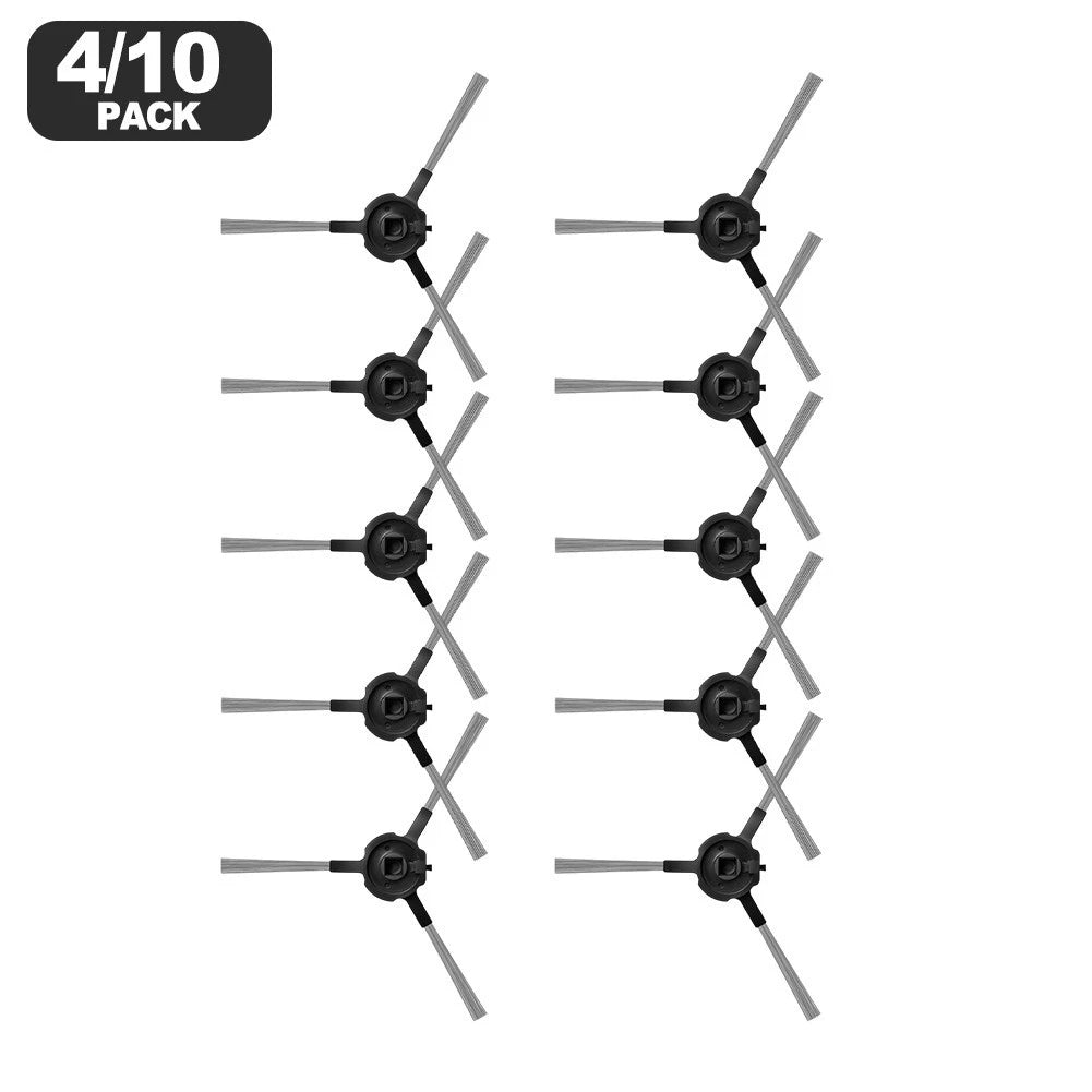 Set of 10 Side Brushes for Airzeen R7 J10 Laresar P10 Robot Vacuum Cleaner