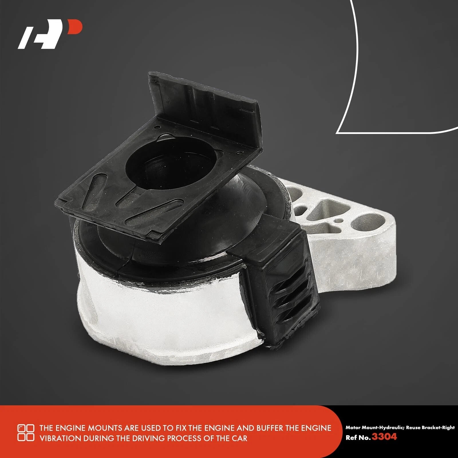 2X Engine Motor Mount & Transmission Mount for Ford Escape (2013-2019)