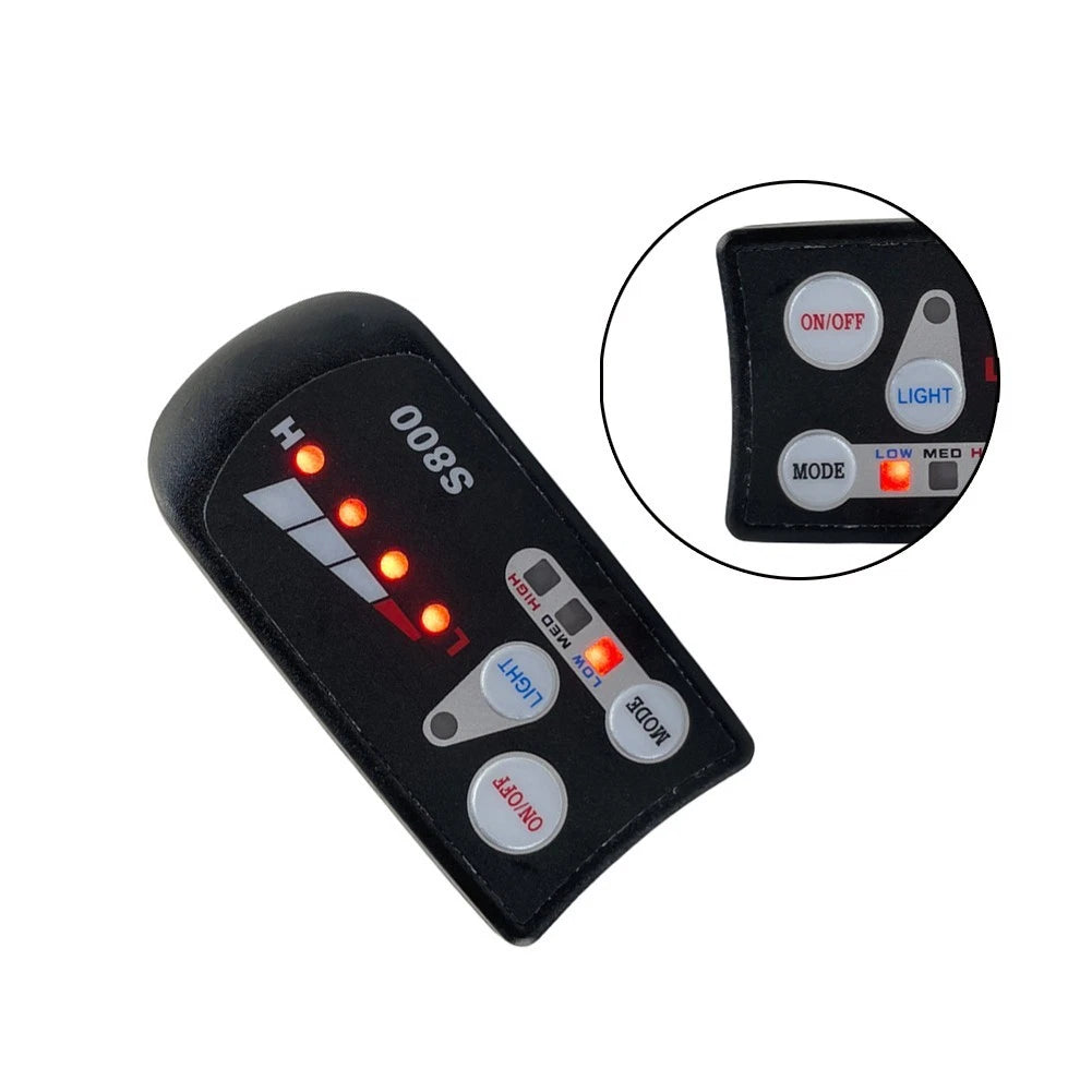 E-Bike Display Controller Kit for Practical Cycling (22.2mm Handlebar)