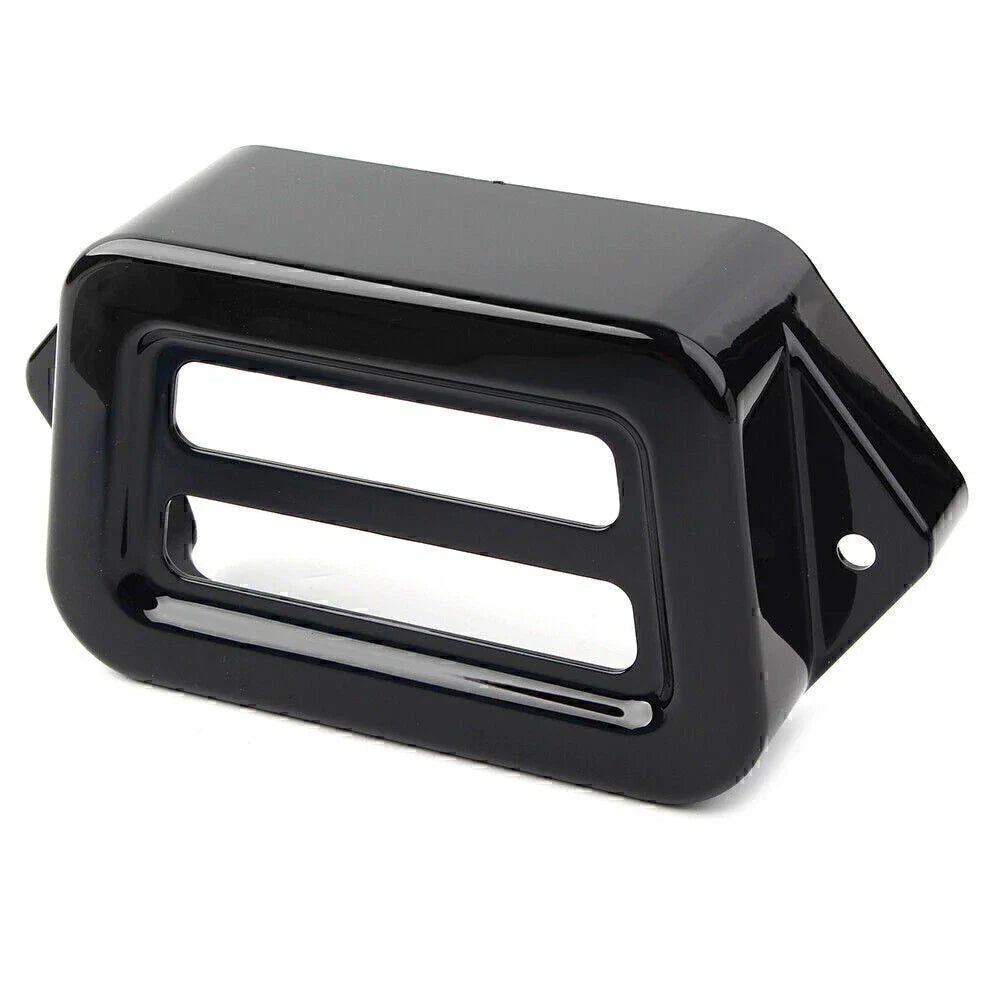 Black Voltage Regulator Cover for Harley Road Glide, Road King (1998-2008)