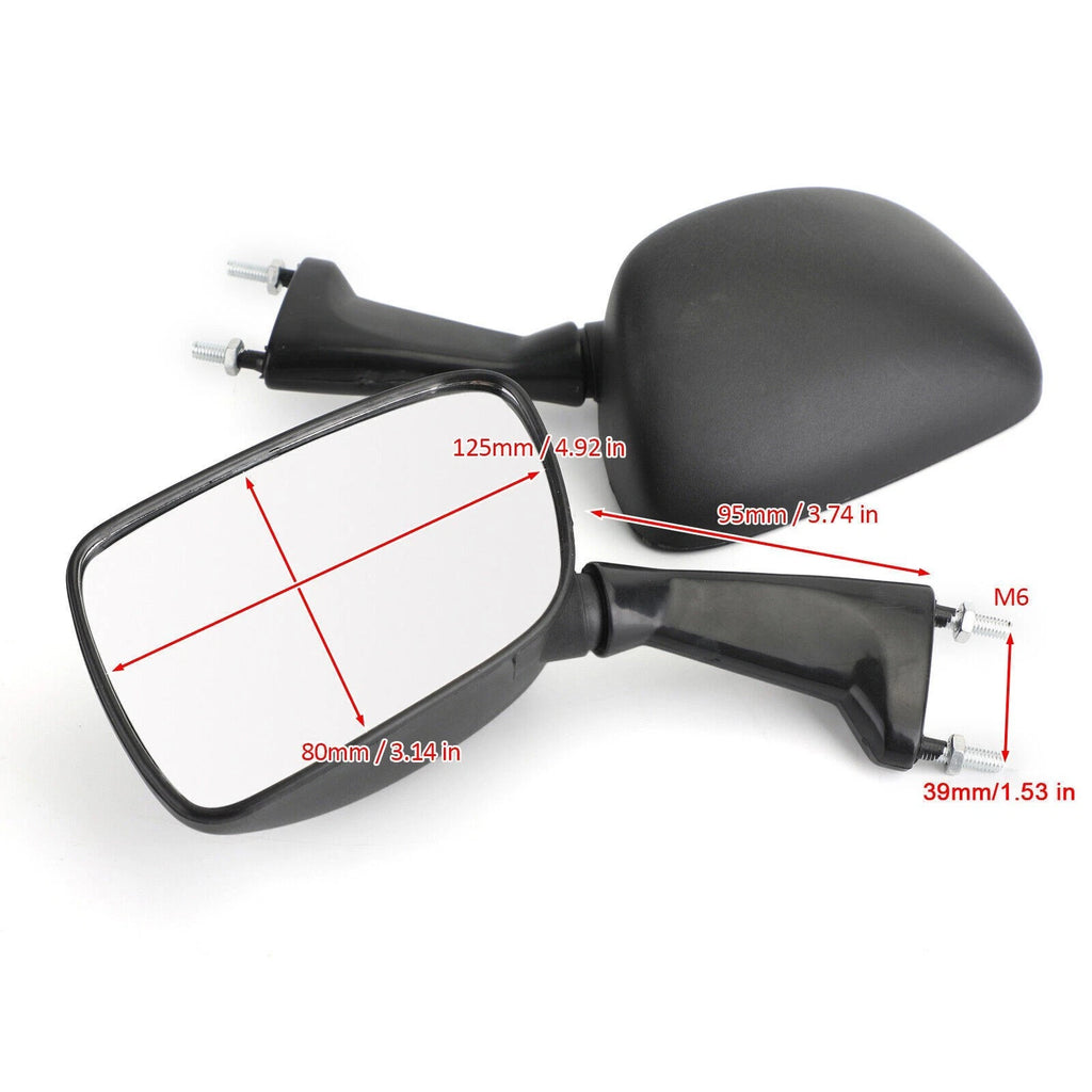Rearview Side Mirrors for Yamaha TZM150 TZR250 3XV V2 (1990–1995)