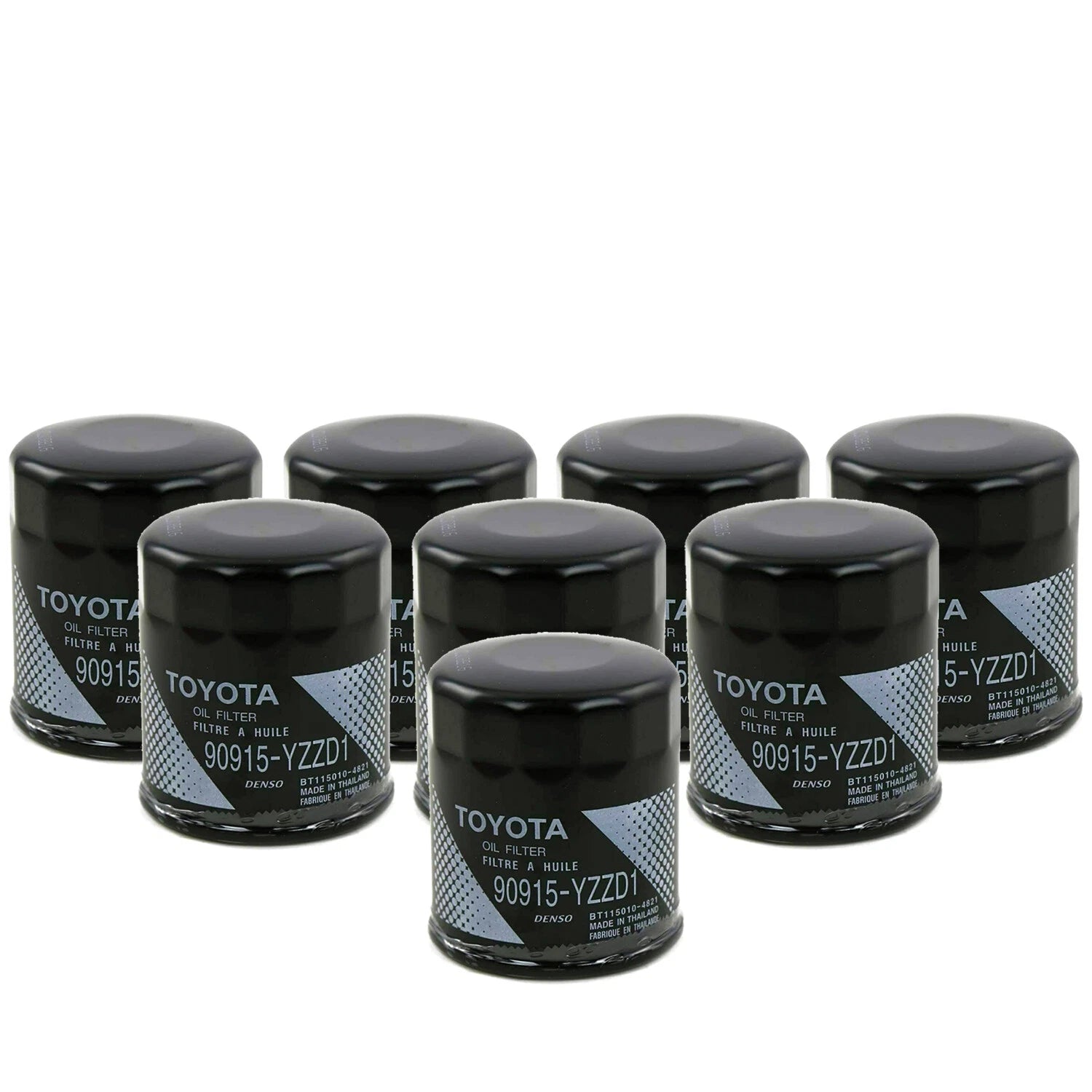 Set of 8 Engine Oil Filters for Lexus Toyota (OEM)