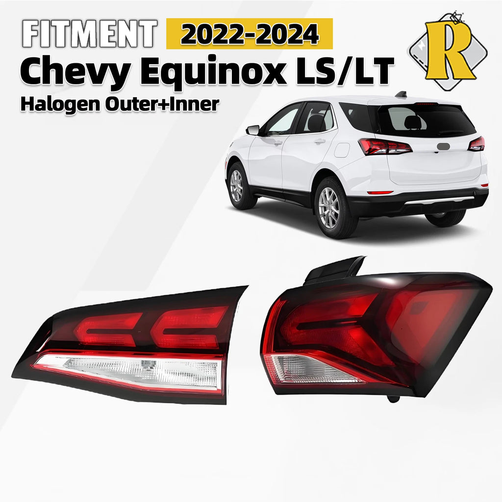 Halogen Tail Light Right Side for Chevrolet Equinox (2022–2024)