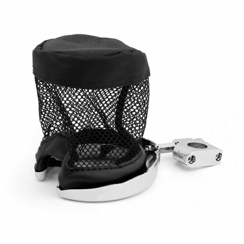 1" Handlebar Cup Holder for Hy T9 (Universal) - Chrome