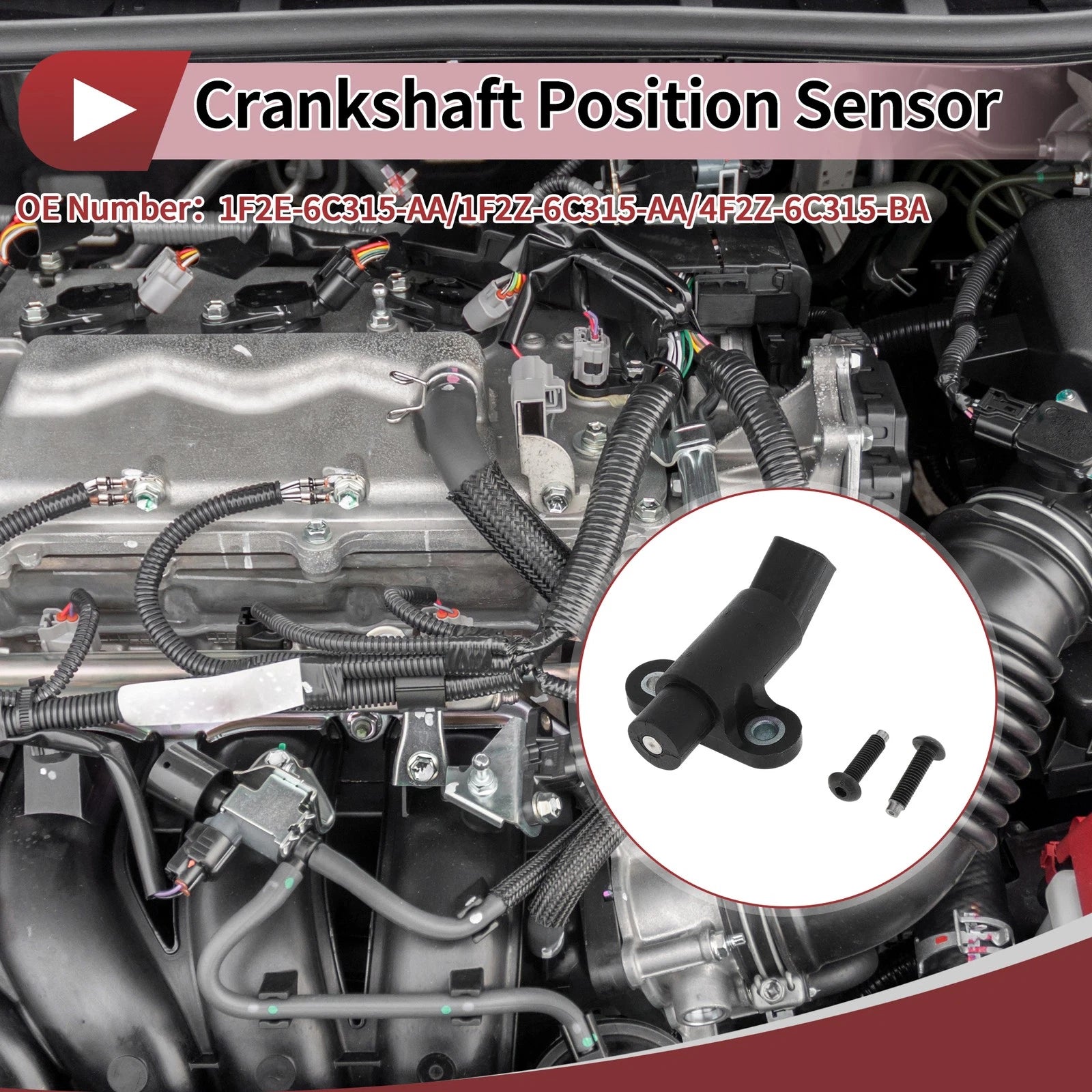 Crankshaft Position Sensor for Ford F-150 (1997–2008) 1F2E-6C315-AA