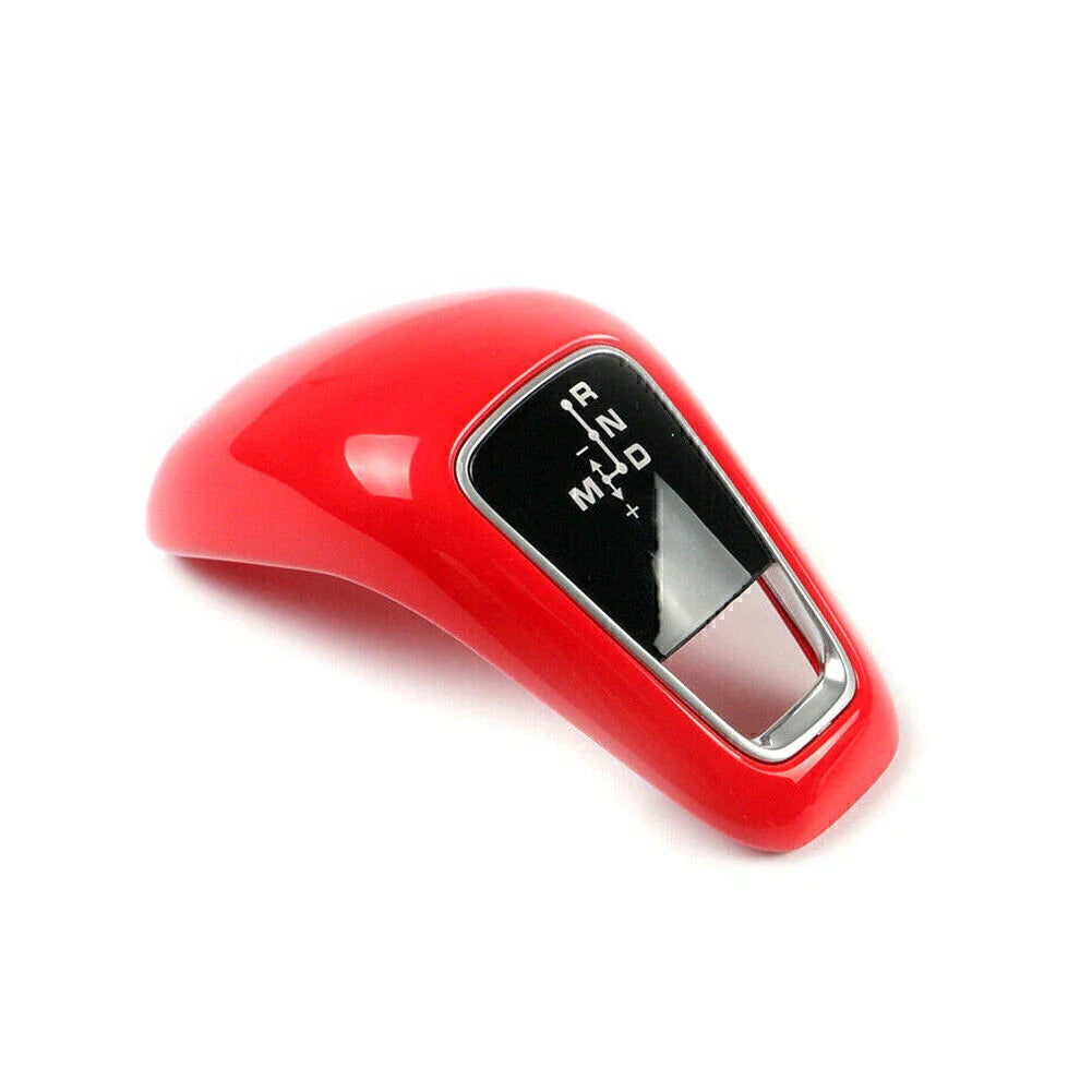 Red ABS Gear Shift Knob Cover Trim for Porsche Cayenne (2018-2021)