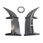 2X Rear Roof Trunk Lip Spoiler Kit for Volkswagen Golf MK6 (2010–2013)