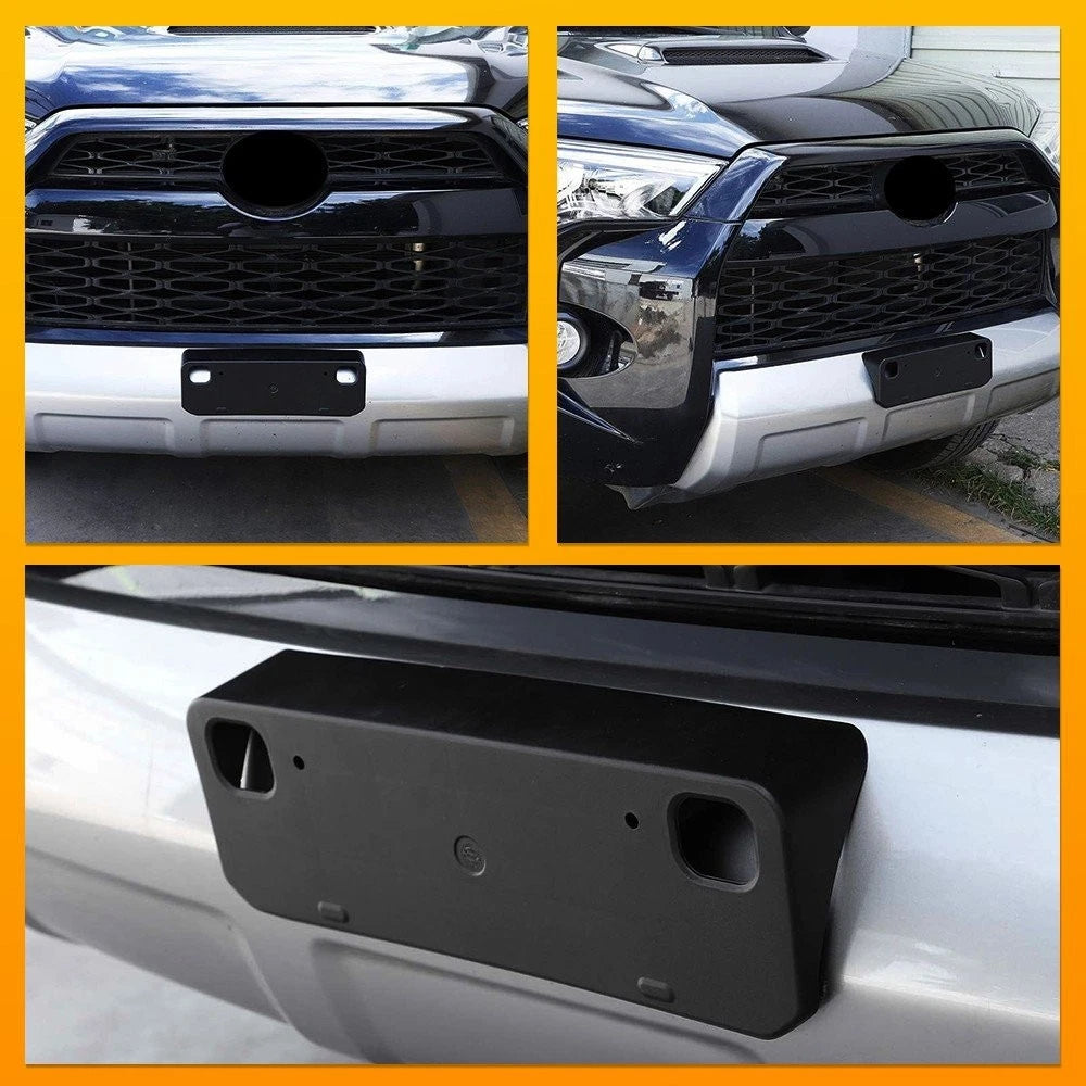 Front License Plate Mount Bracket Holder for 4Runner (2010–2023)