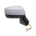 Replacement Black Ready to Paint/Textured Passenger Door Mirror w/o Turn Signal