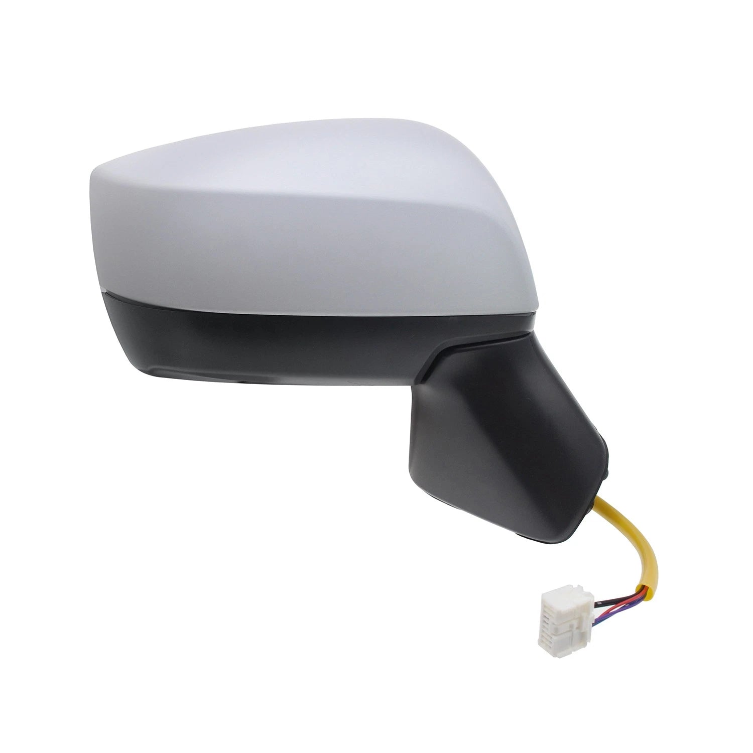 Replacement Black Ready to Paint/Textured Passenger Door Mirror w/o Turn Signal