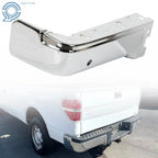 Rear Bumper End Cap for Ford F150 (2009-2014) with Sensor Hole, Driver Side