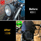 5"-7" Motorcycle Windshield for Honda Kawasaki Suzuki