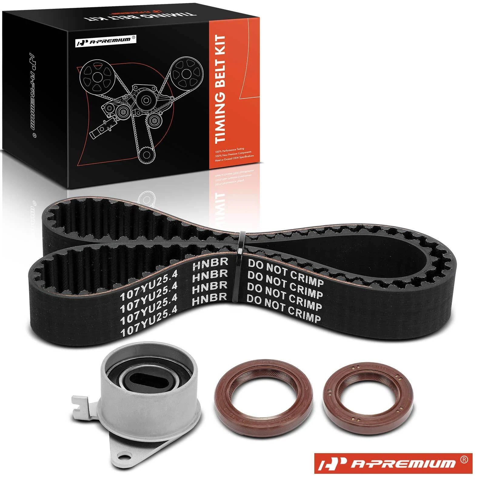 4X Timing Belt Kit for Mitsubishi Mirage (1997–1999) Naturally Aspirated